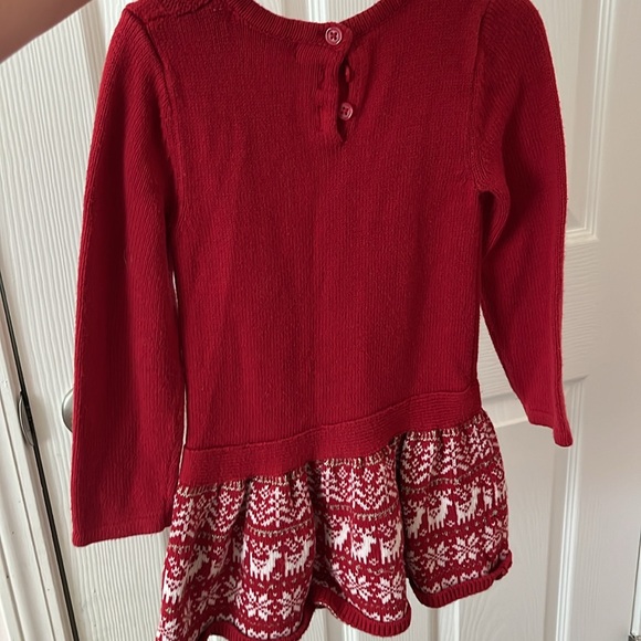 Maggie & Zoe red toddler dress size 3T - Picture 2 of 2